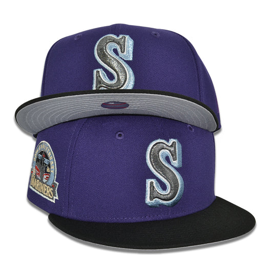 Seattle Mariners "INDRA SUSANOO" Exclusive New Era 59Fifty Fitted Hat - Purple/Black