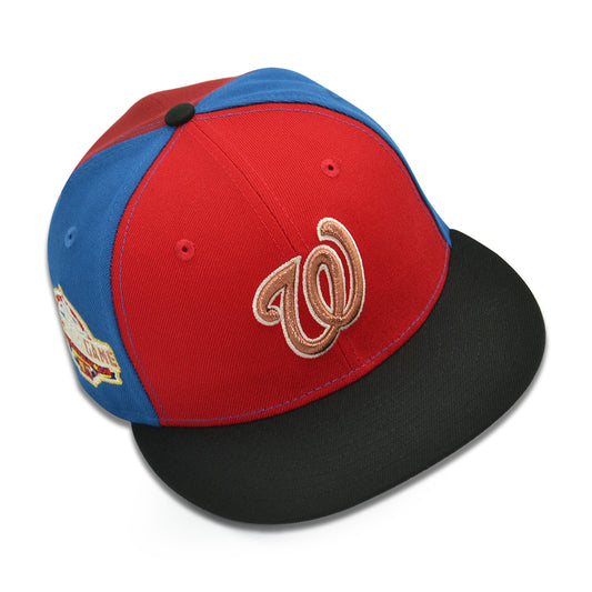 Washington Nationals "D.C. SPORTS" Exclusive New Era 59Fifty Fitted Hat - Scarlet/Seashore/H-Red/Black