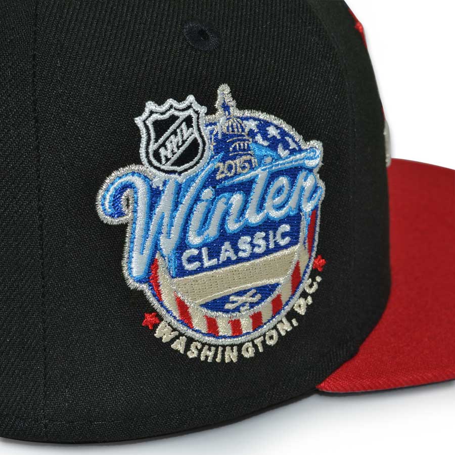Washington Capitals "WINTER CLASSIC" Exclusive New Era 59Fifty Fitted Hat - Black/Red