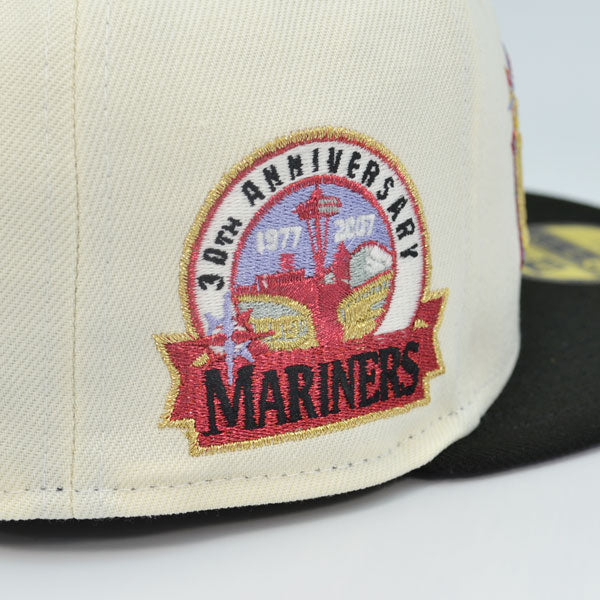 Seattle Mariners 30th Anniversary Exclusive New Era 59Fifty Fitted Hat - Chrome/Black