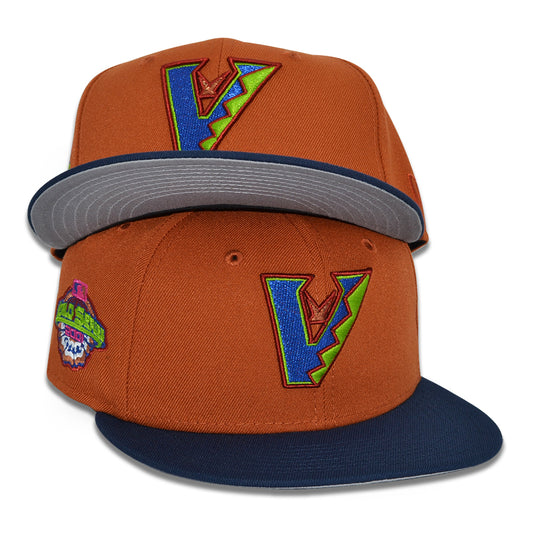 Arizona Diamond Vbacks "PLANET ARLIA" Exclusive New Era 59Fifty Fitted Hat - Rust/Ocean Side