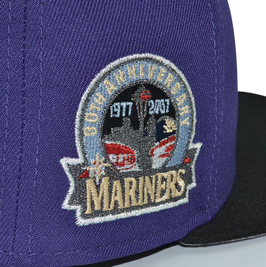 Seattle Mariners "INDRA SUSANOO" Exclusive New Era 59Fifty Fitted Hat - Purple/Black