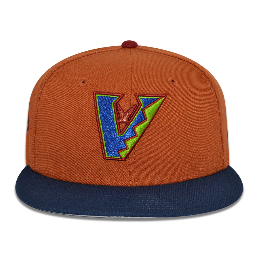 Arizona Diamond Vbacks "PLANET ARLIA" Exclusive New Era 59Fifty Fitted Hat - Rust/Ocean Side