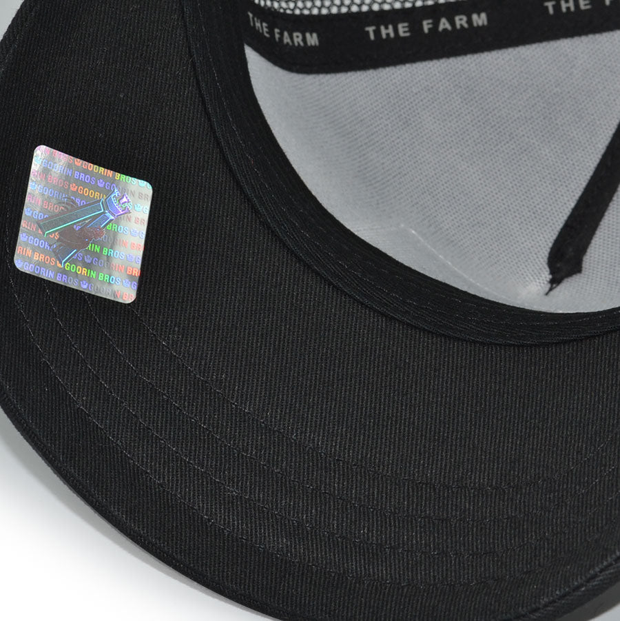 THE GUARD DOG Goorin Bros Mesh Trucker Snapback Hat -Black