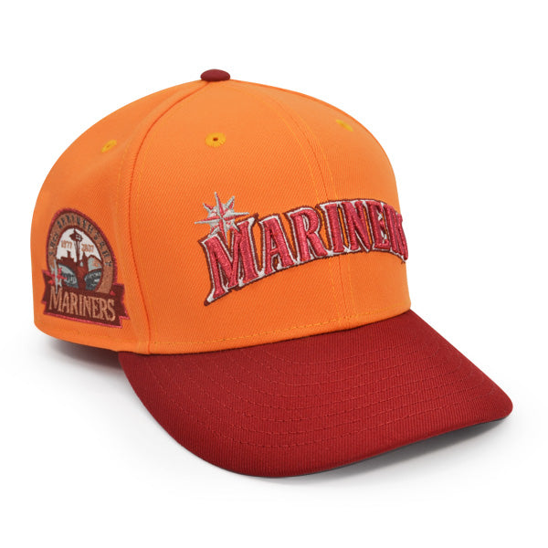 Seattle Mariners 30th Anniversary Exclusive New Era 59Fifty Fitted Hat - Orange Pop/Red