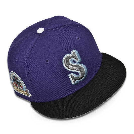 Seattle Mariners "INDRA SUSANOO" Exclusive New Era 59Fifty Fitted Hat - Purple/Black