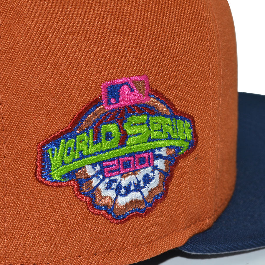 Arizona Diamond Vbacks "PLANET ARLIA" Exclusive New Era 59Fifty Fitted Hat - Rust/Ocean Side