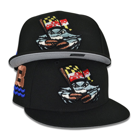 Chesapeake Baysox "THE CLAW" Exclusive New Era 59Fifty Fitted Hat - Black