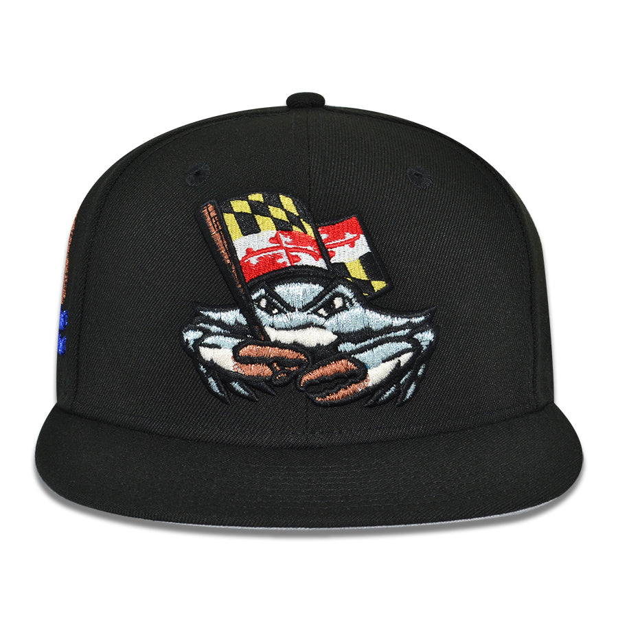 Chesapeake Baysox "THE CLAW" Exclusive New Era 59Fifty Fitted Hat - Black