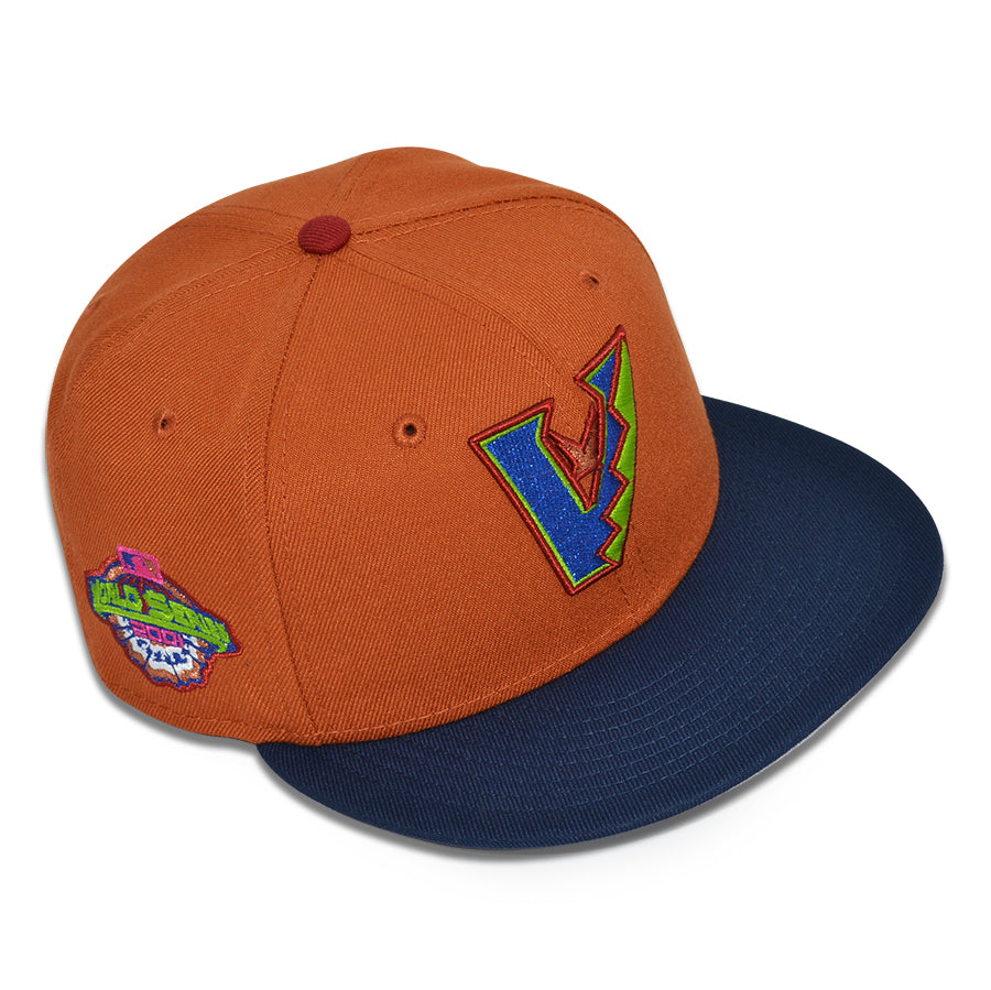 Arizona Diamond Vbacks "PLANET ARLIA" Exclusive New Era 59Fifty Fitted Hat - Rust/Ocean Side