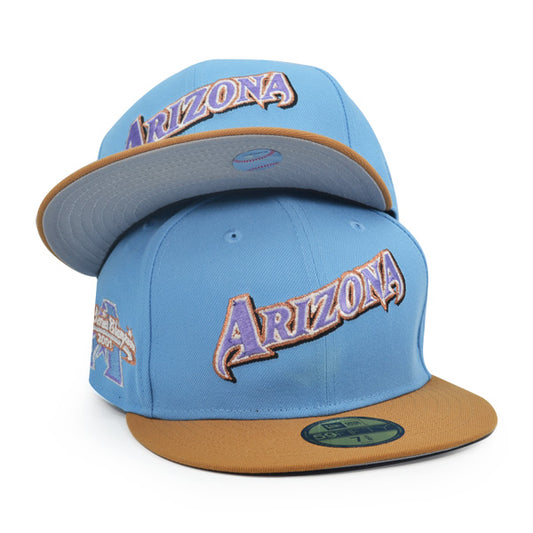 Arizona Diamondbacks 30th Anniversary Exclusive New Era 59Fifty Fitted Hat - Sky/Bronze