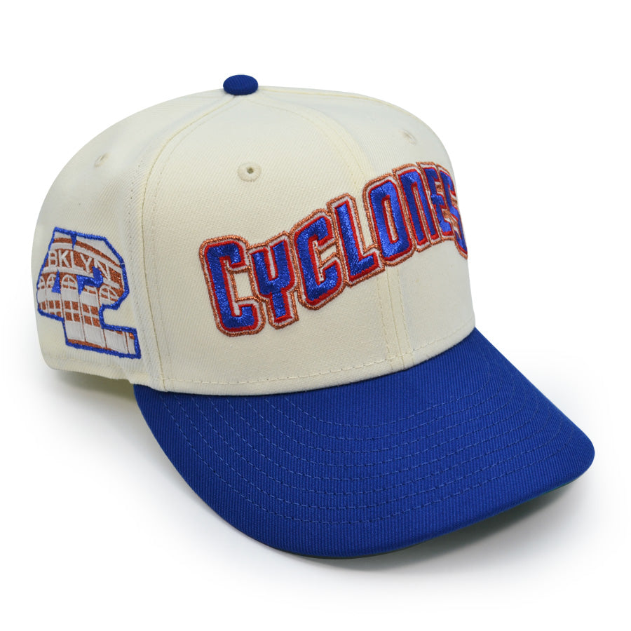 Brooklyn Cyclones 42 JR Exclusive New Era 59Fifty Fitted Hat - Chrome/Royal