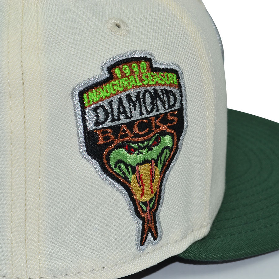 Arizona Diamondbacks "DRAGON GOD" Exclusive New Era 59Fifty Fitted Hat - Chrome/Cilantro