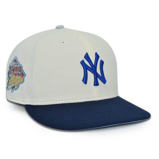 New York Yankees "NYon LIGHTS" Exclusive New Era 59Fifty Fitted Hat - Chrome/Ocean Blue
