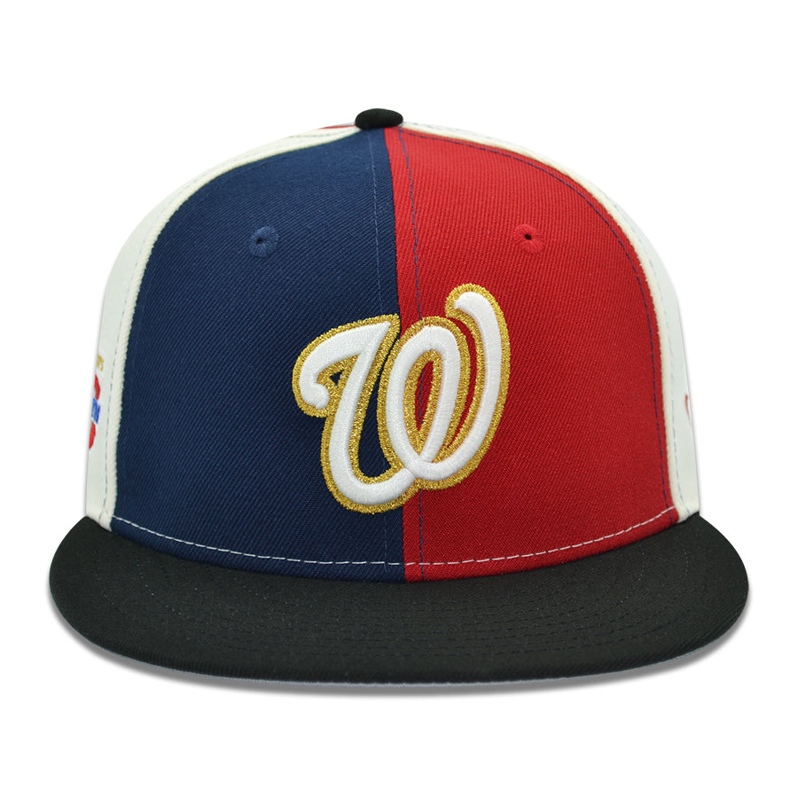 Washington Nationals "THE 250" Exclusive New Era 59Fifty Fitted Hat - Red/Navy/Chrome