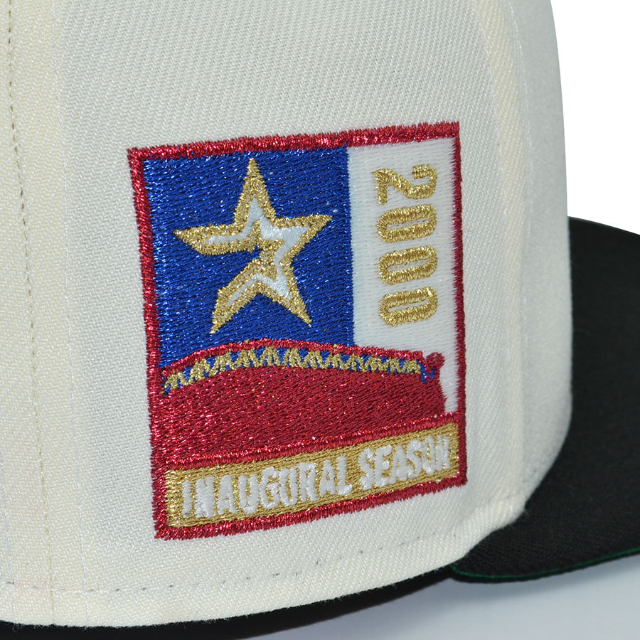 Houston Astros "ROLLING CHROME" Exclusive New Era 59Fifty Fitted Hat - Chrome/Black