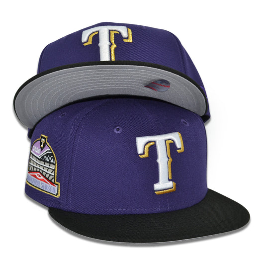 Texas Rangers "TRUNK" Exclusive New Era 59Fifty Fitted Hat - Purple/Black