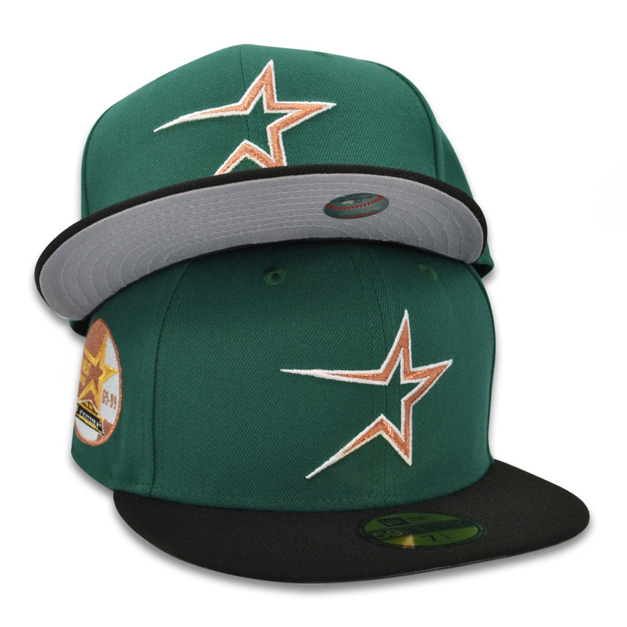 Houston Astros 35 Great Years Exclusive New Era 59Fifty Fitted Hat - Rollie Green/Black