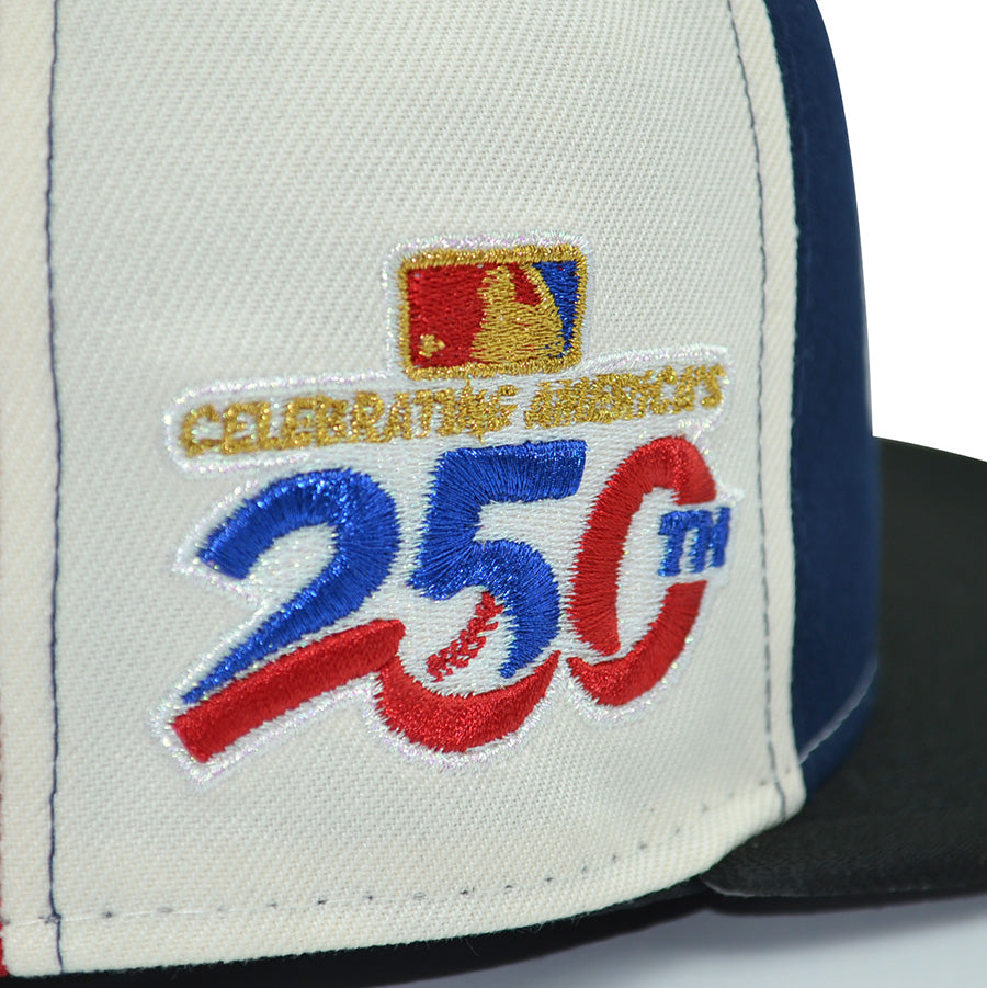 Washington Nationals "THE 250" Exclusive New Era 59Fifty Fitted Hat - Red/Navy/Chrome