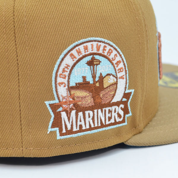 Seattle Mariners 30th Anniversary Exclusive New Era 59Fifty Fitted Hat - Bronze/Tan