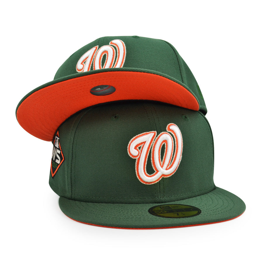 Washington Nationals 2019 WORLD SERIES Exclusive New Era 59Fifty Fitted Hat - Mountain Pine