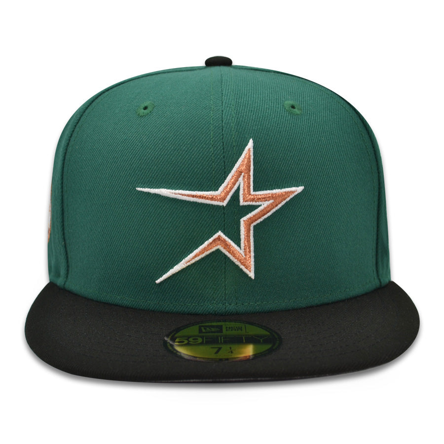 Houston Astros 35 Great Years Exclusive New Era 59Fifty Fitted Hat - Rollie Green/Black