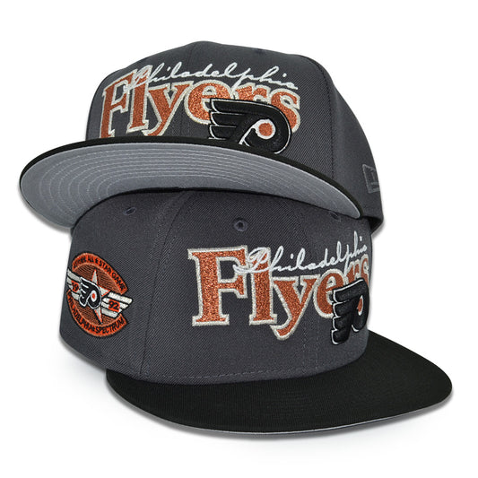Philadelphia Flyers "SPECIALTY FLYERS" Exclusive New Era 59Fifty Fitted Hat - Dark Graphite/Black