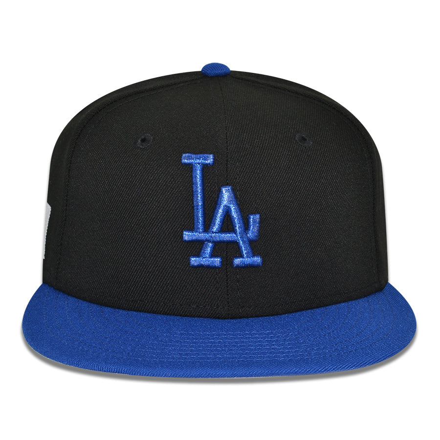 Los Angeles Dodgers "LA SEOUL" Exclusive New Era 59Fifty Fitted Hat - Black/Light Royal