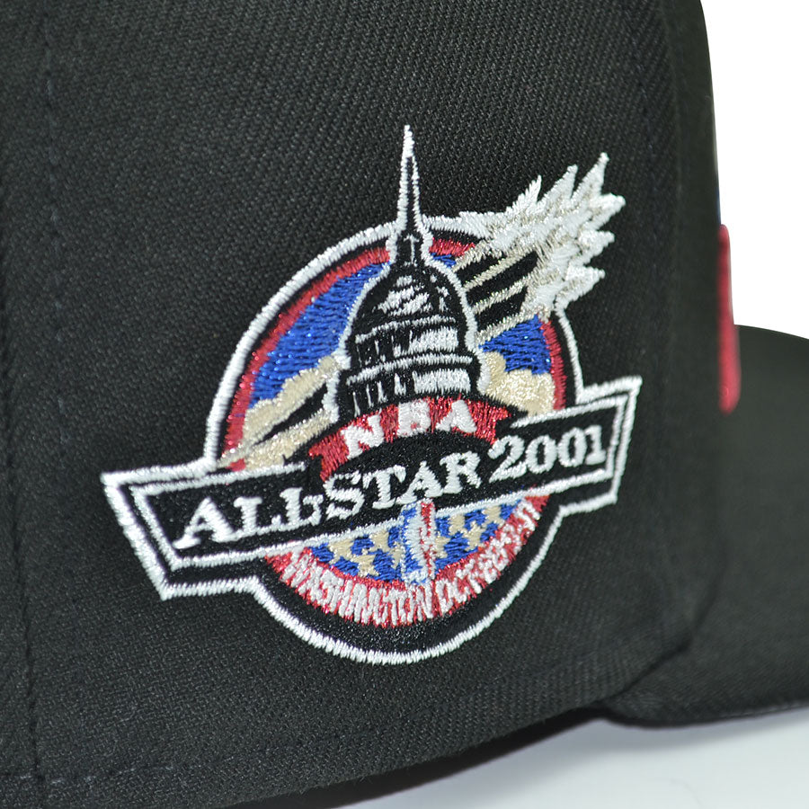 Washington Bullets "CENTER STAGE" Exclusive New Era HWC 59Fifty Fitted Hat - Black