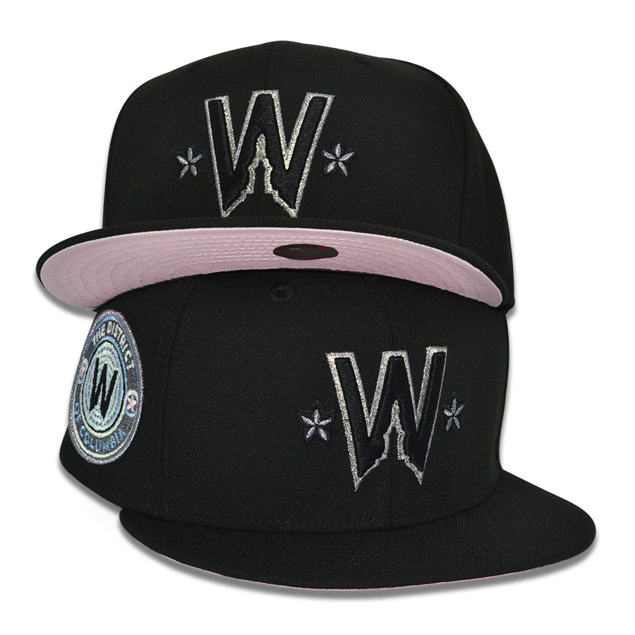 Washington Nationals "DISTRICT PINKY" Exclusive New Era 59Fifty Fitted Hat - Black Pinky