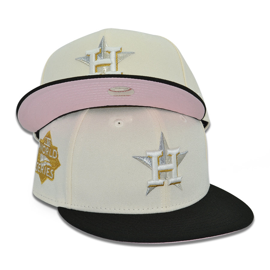 Houston Astros "J.DANG 4.0" Exclusive New Era 59Fifty Fitted Hat - Chrome/Black/Pinky