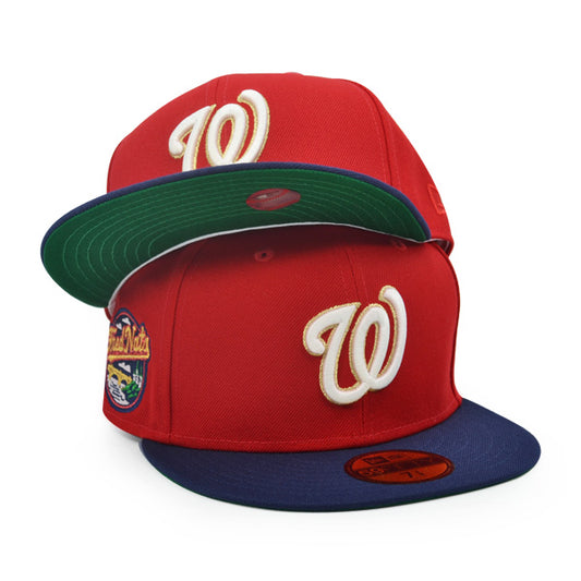 Washington Nationals FRED NATS Exclusive New Era 59Fifty Fitted Hat - Red/Navy