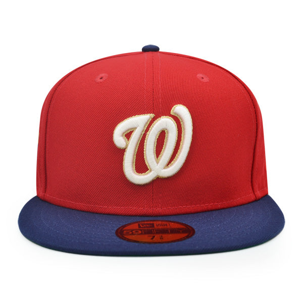 Washington Nationals FRED NATS Exclusive New Era 59Fifty Fitted Hat - Red/Navy