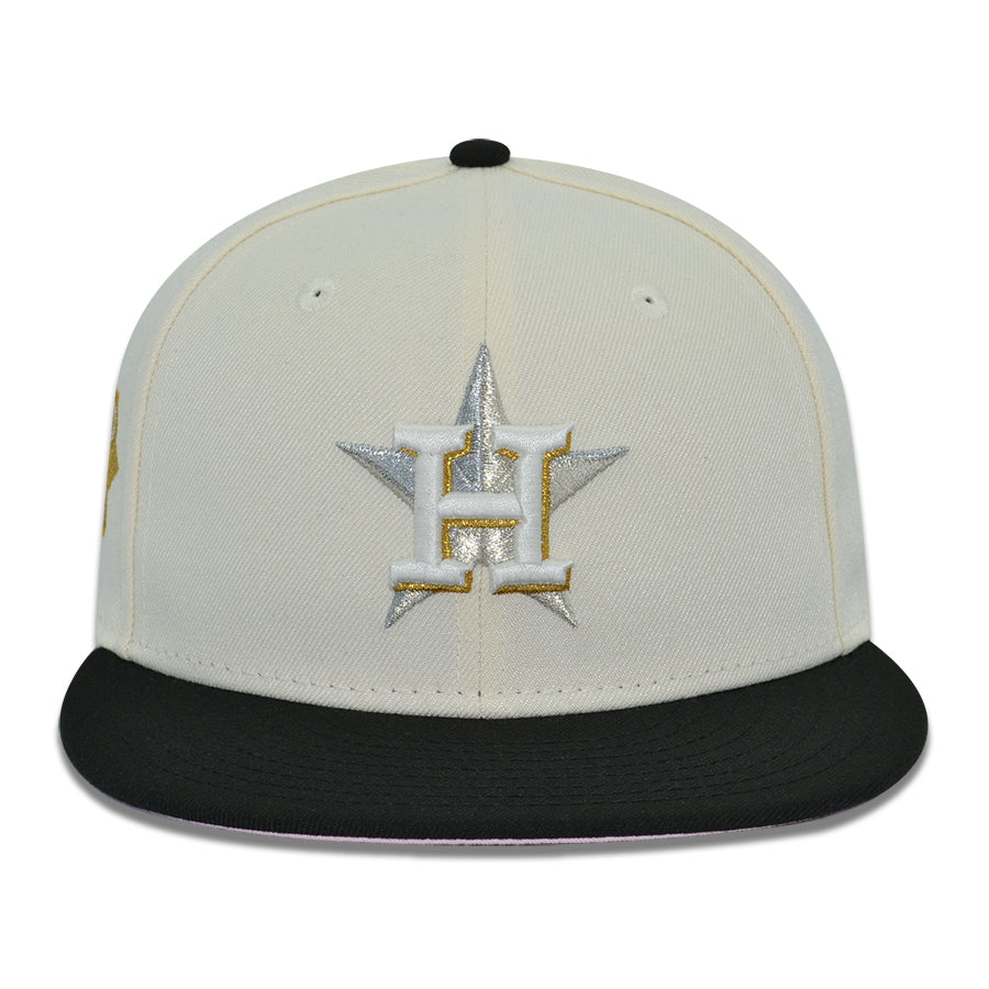 Houston Astros "J.DANG 4.0" Exclusive New Era 59Fifty Fitted Hat - Chrome/Black/Pinky