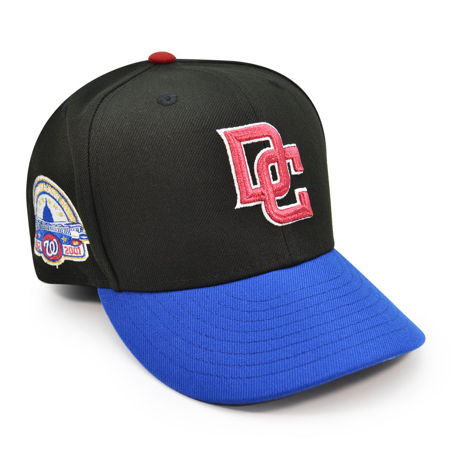 Washington Nationals 45 Great Years RFK Exclusive New Era 59Fifty Fitted Hat - Black/Royal