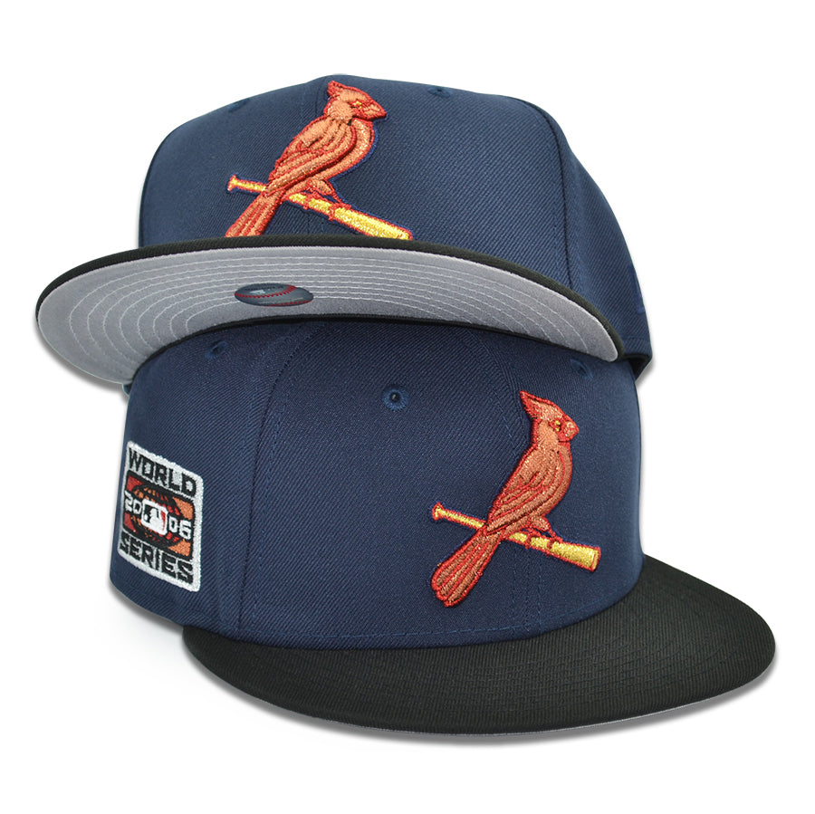 St.Louis Cardinals "STAY HIGH 2.0" Exclusive New Era 59Fifty Fitted Hat - Night Shift/Black