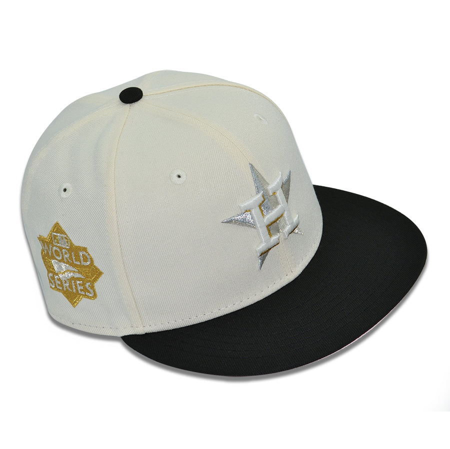 Houston Astros "J.DANG 4.0" Exclusive New Era 59Fifty Fitted Hat - Chrome/Black/Pinky