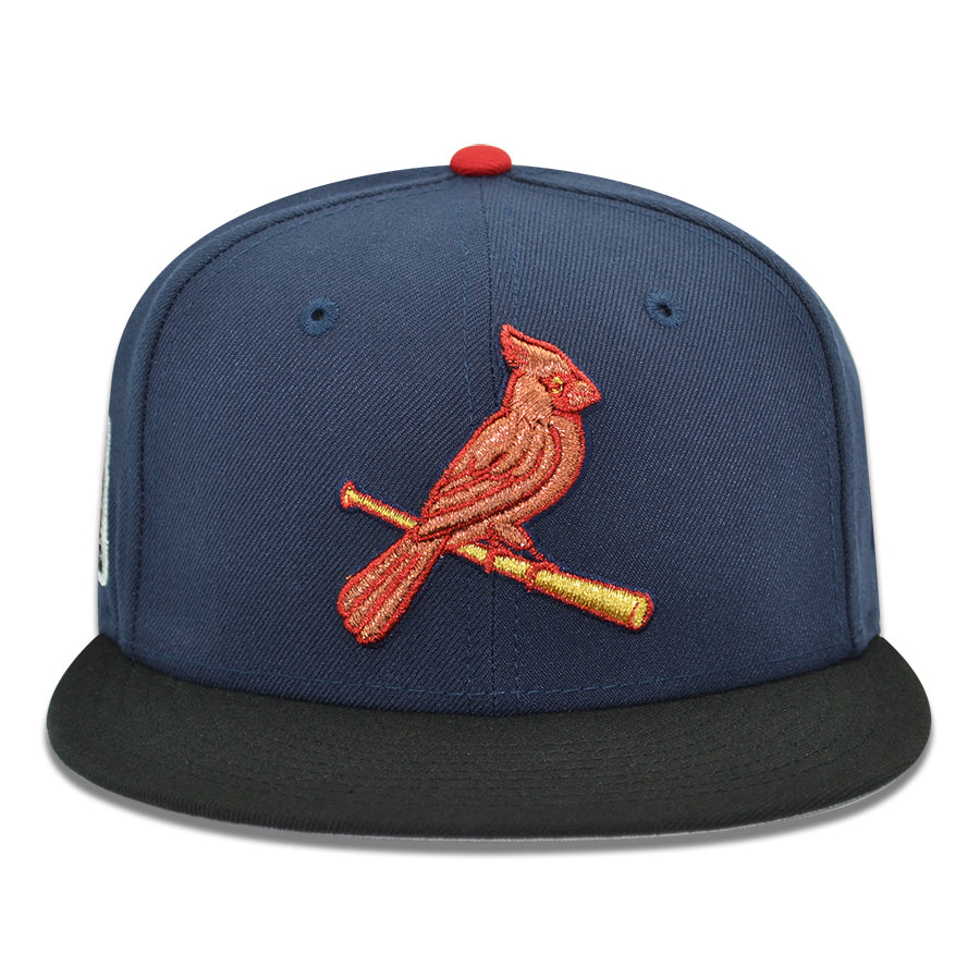 St.Louis Cardinals "STAY HIGH 2.0" Exclusive New Era 59Fifty Fitted Hat - Night Shift/Black