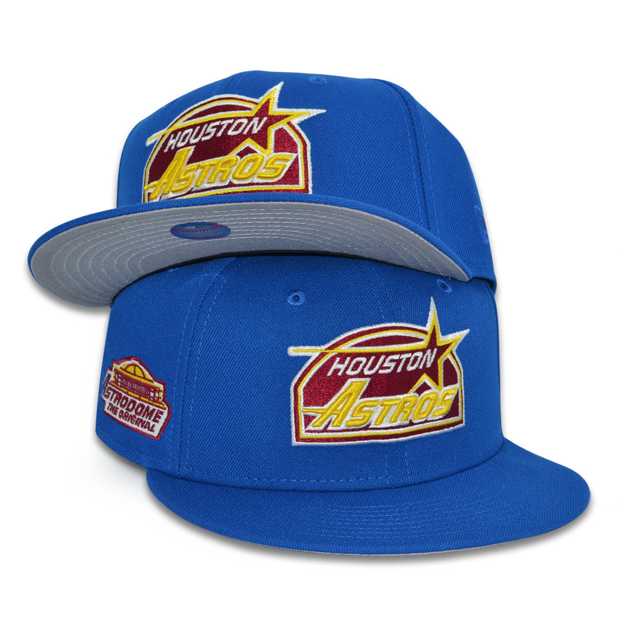Houston Astros "SUPER TIGHT" Exclusive New Era 59Fifty Fitted Hat - UGK Blue