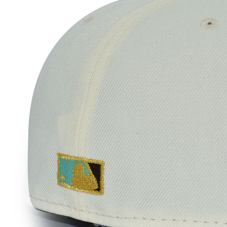 Arizona Diamondbacks "GREEN TEA" Exclusive New Era 59Fifty Fitted Hat - Chrome/Walnut/Pinky