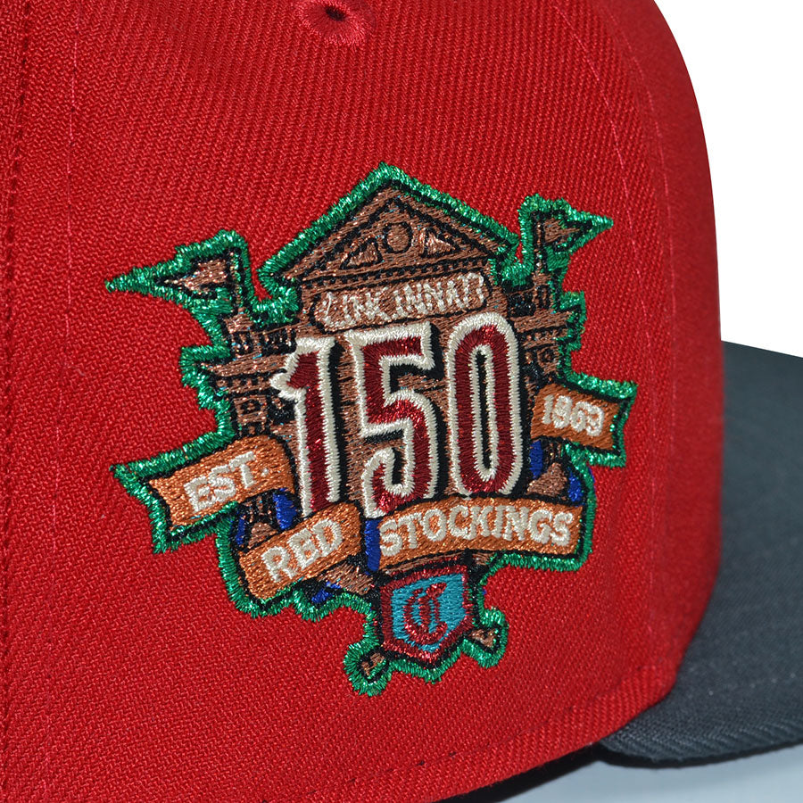 Cincinnati Reds "CODENAME" Exclusive New Era 59Fifty Fitted Hat - Scarlet/Dark Graphite