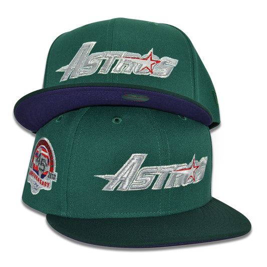 Houston Astros "ZORO 'STROS" Exclusive New Era 59Fifty Fitted Hat -Emerald/Dark Green