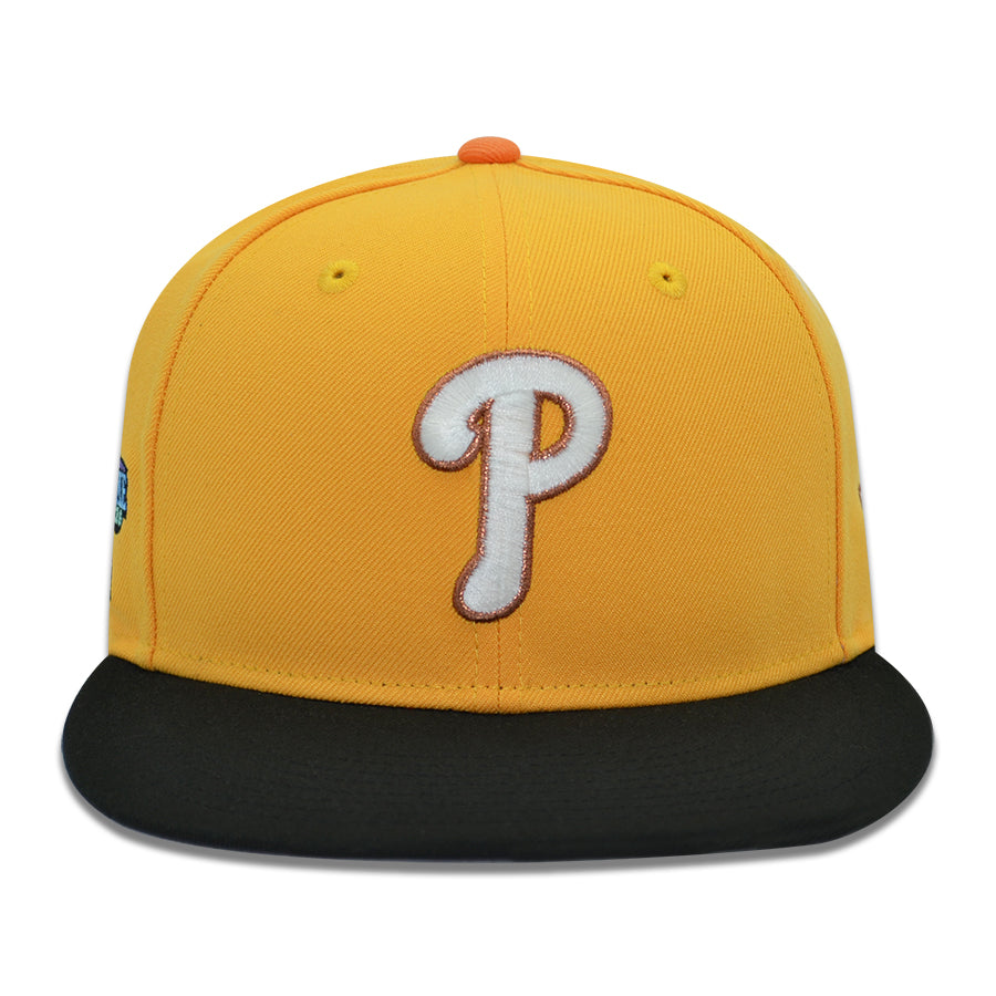 Philadelphia Phillies "POWERLINE" Exclusive New Era 59Fifty Fitted Hat - A Gold/Black