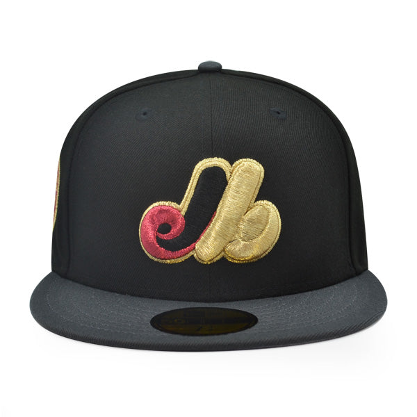 Montreal Expos 1982 ALL-STAR GAME Exclusive New Era 59Fifty Fitted Hat - Black/Graphite