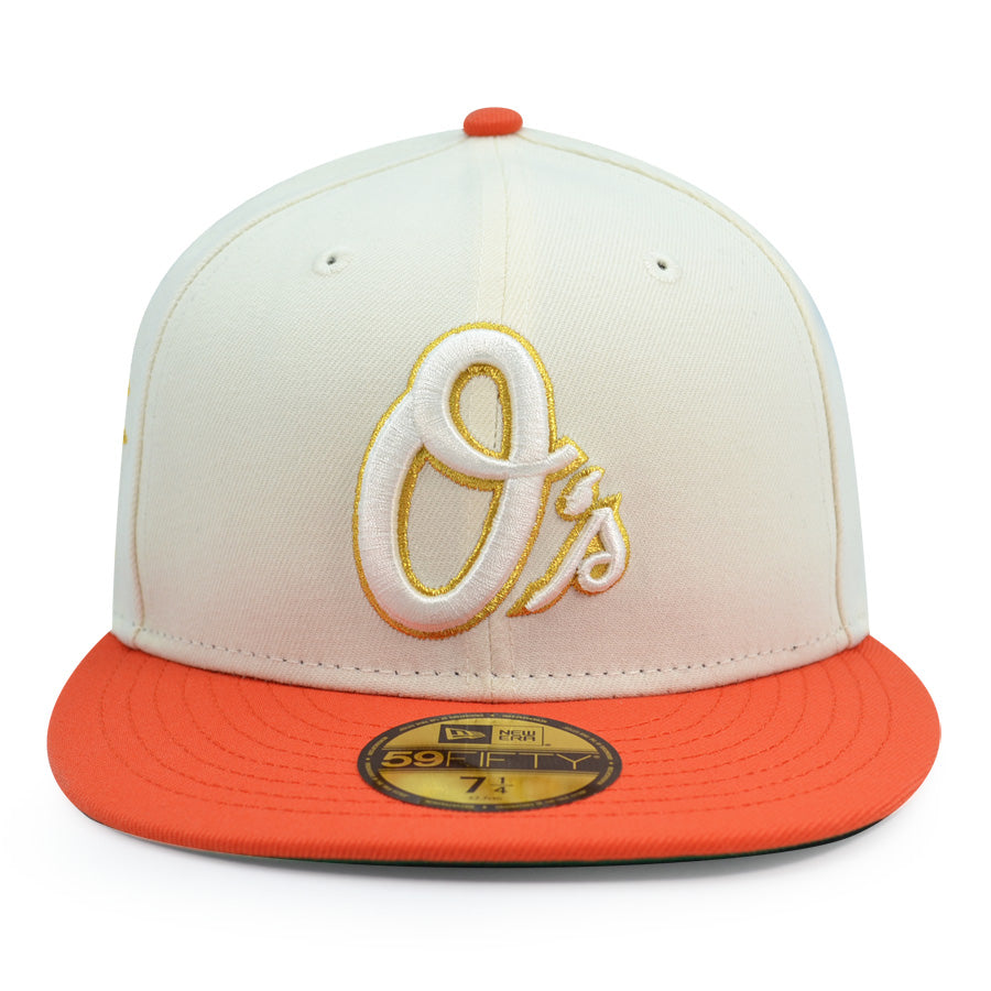 Baltimore Orioles "YOUNG GUNNAR" Spring Training Exclusive New Era 59Fifty Fitted Hat - Chrome/Orange