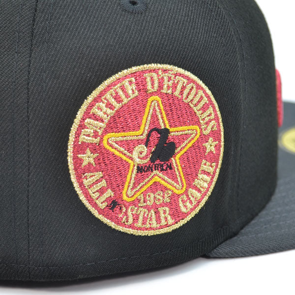 Montreal Expos 1982 ALL-STAR GAME Exclusive New Era 59Fifty Fitted Hat - Black/Graphite