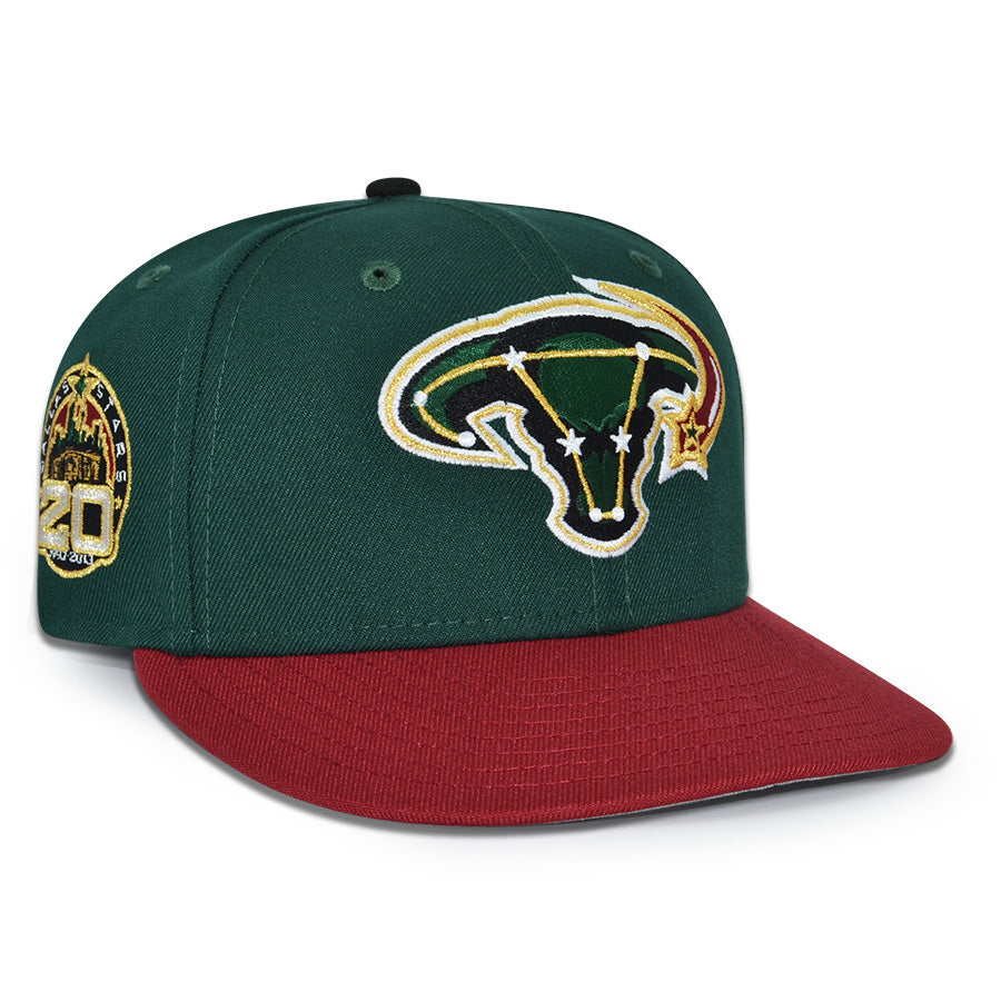 Dallas Stars "LONE STAR TAURUS" Exclusive New Era 59Fifty Fitted Hat - Dark Green/Brick
