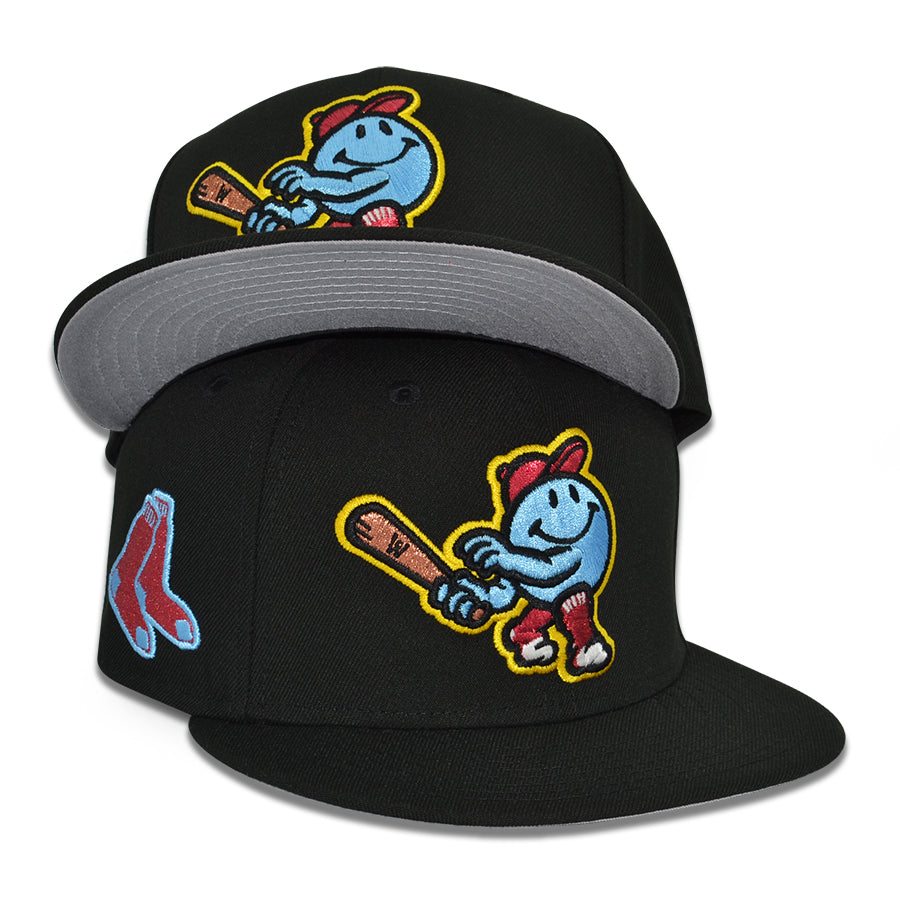 Worcester Woo Sox "GREAT BLUEDINI" Exclusive New Era 59Fifty Fitted Hat - Black