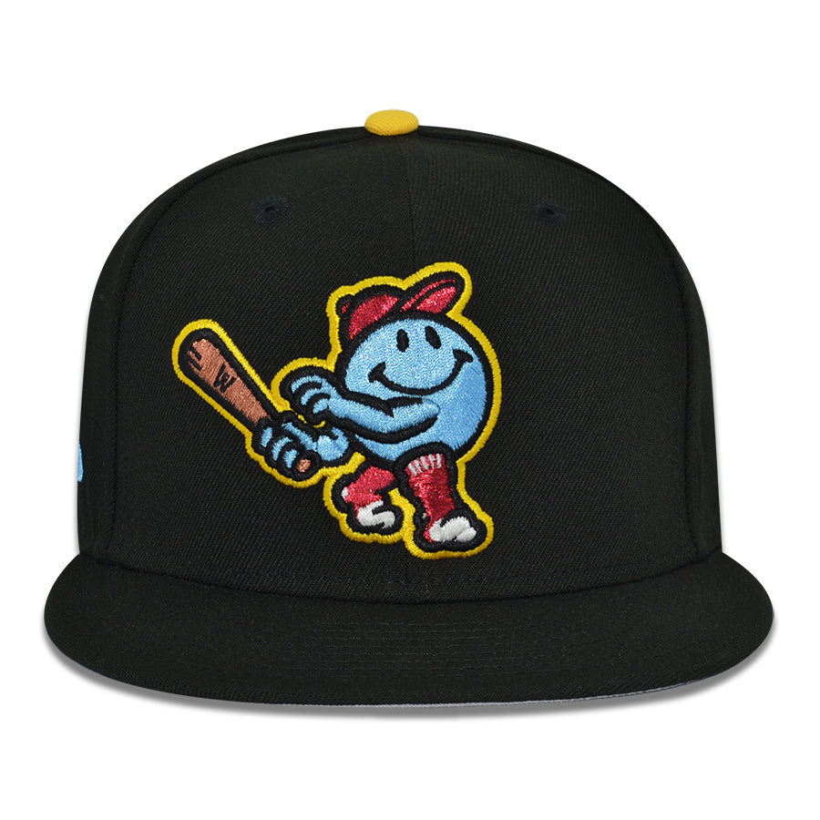 Worcester Woo Sox "GREAT BLUEDINI" Exclusive New Era 59Fifty Fitted Hat - Black