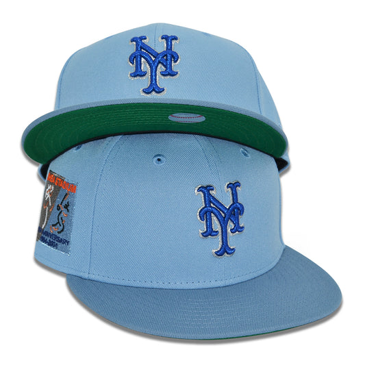 New York Mets "NEW YEAR" Exclusive New Era 59Fifty Fitted Hat - Birdseye/Faded Blue